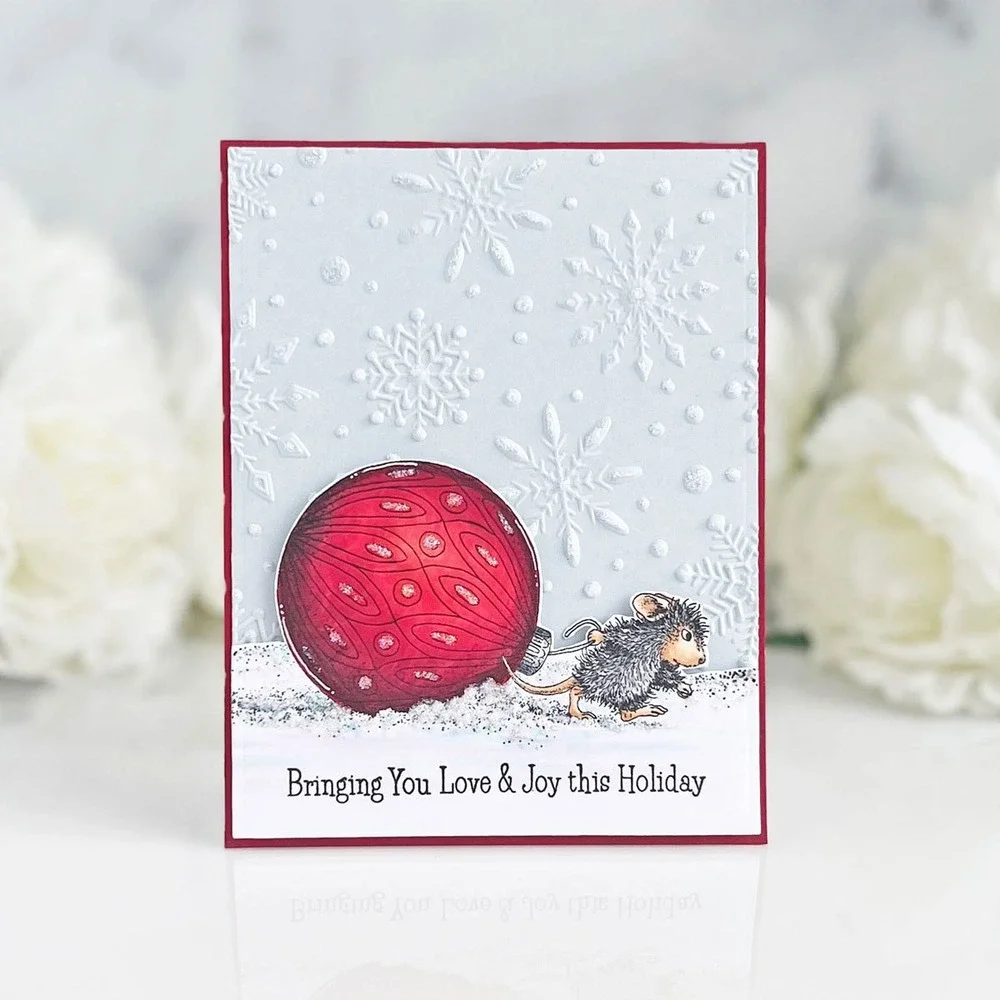 Spellbinders House-Mouse Designs Bringing Christmas to You‎ Cling Rubber Stamps